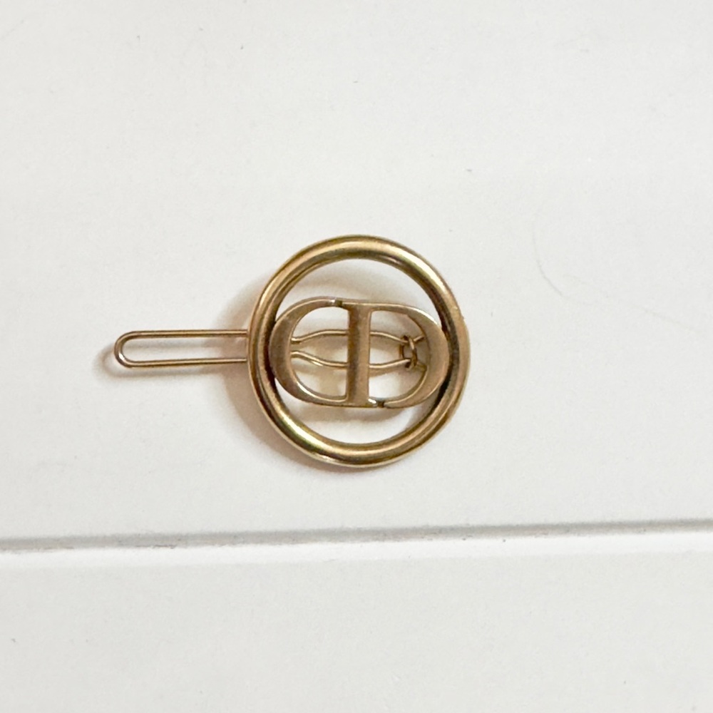 Dior CD Logo Hair Clip Barrette